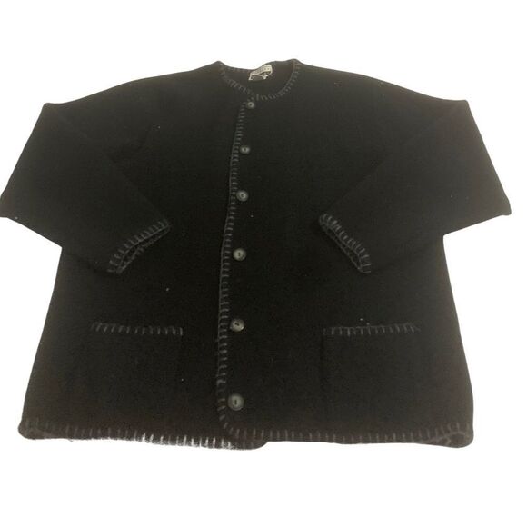 100% Wool Vintage Cardigan Sweater - Picture 1 of 8